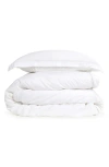 Pom Pom At Home Sheena Sateen Duvet Cover & Shams Set In White