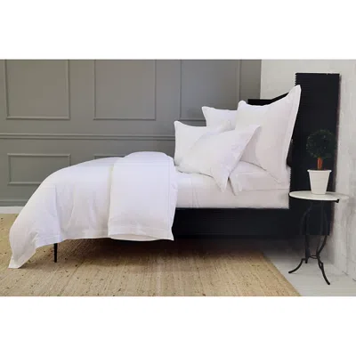Pom Pom At Home Sheena Sateen Duvet Cover Set, King In White