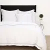 Pom Pom At Home Sheena Sateen Duvet Cover Set, Twin In Navy