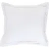 Pom Pom At Home Sheena Sateen Euro Pillow Sham In White