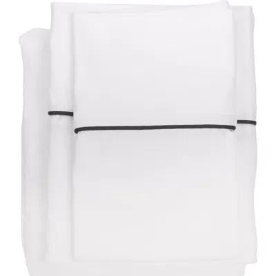 Pom Pom At Home Sheena Sateen Sheet Set In White