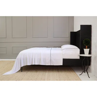 Pom Pom At Home Sheena Sateen Sheet Set, Twin In Navy