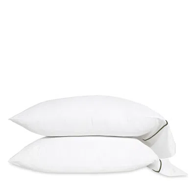 Pom Pom At Home Sheena Sateen Standard Pillowcase, Pair In White