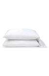 Pom Pom At Home Sheena Set Of 2 Sateen Pillowcases In French Blue