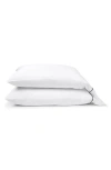 Pom Pom At Home Sheena Set Of 2 Sateen Pillowcases In Midnight