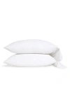 Pom Pom At Home Sheena Set Of 2 Sateen Pillowcases In Pink