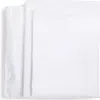 Pom Pom At Home Skylar Cotton Percale Sheet Set In White/white