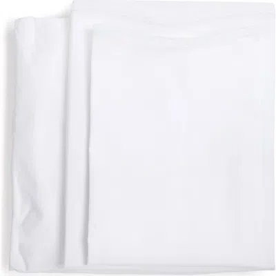 Pom Pom At Home Skylar Set Of 2 Cotton Percale Pillowcases In White