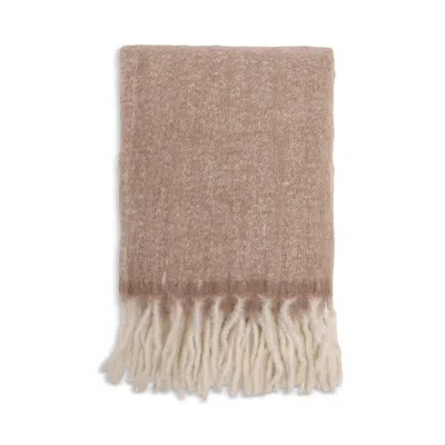 Pom Pom At Home Summit Throw Blanket In Brown