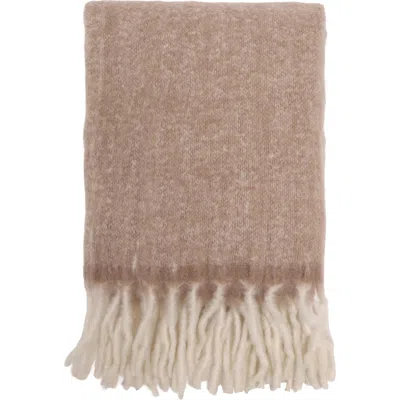 Pom Pom At Home Summit Throw Blanket In Brown