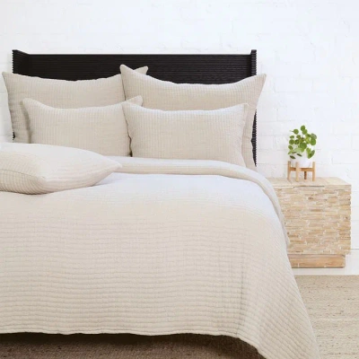 Pom Pom At Home Vancouver Coverlet, Queen In Natural