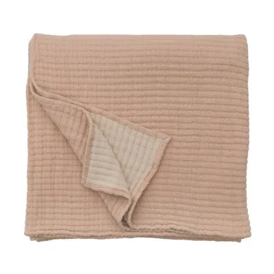 Pom Pom At Home Vancouver Standard Cotton Coverlet / Bedspread In Amber