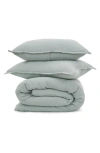 Pom Pom At Home Waverly Duvet Set, Twin In Sea Glass