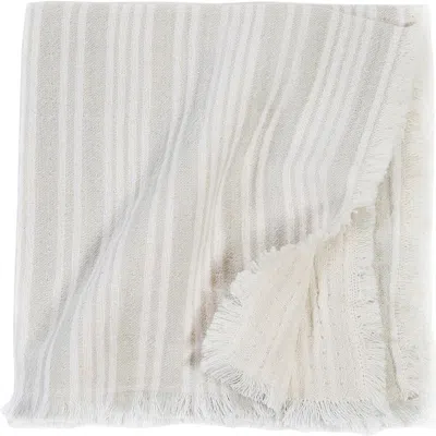 Pom Pom At Home Yountville Set Of 4 Napkins In Gray