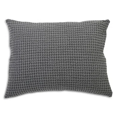 Pom Pom At Home Zuma Cotton Waffle King Sham In Gray