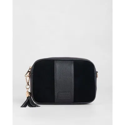 Pom Pom London City Crossbody Bag In Black