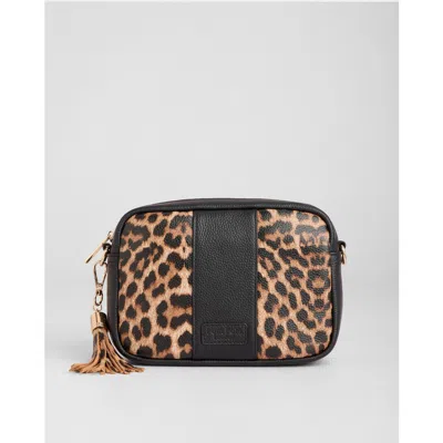 Pom Pom London City Crossbody Bag In Black