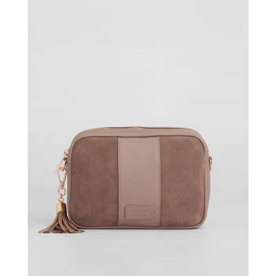 Pom Pom London City Crossbody Bag In Brown