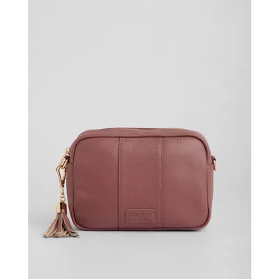 Pom Pom London City Crossbody Bag In Brown