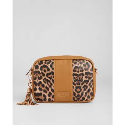 Pom Pom London City Crossbody Bag In Brown