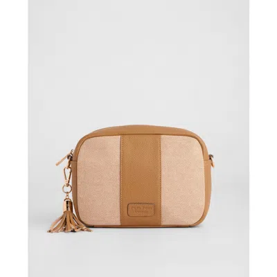 Pom Pom London City Crossbody Bag In Brown