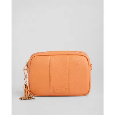 Pom Pom London City Crossbody Bag In Orange