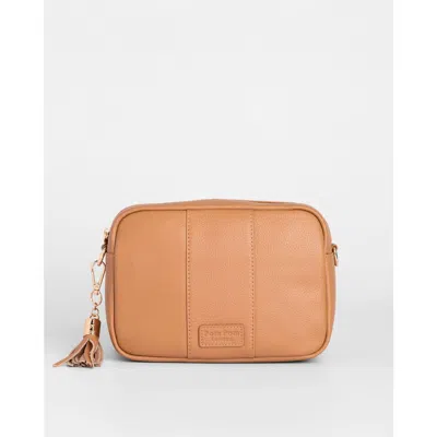 Pom Pom London City Crossbody Bag In Orange