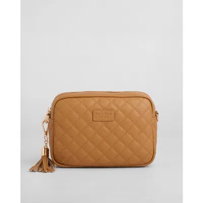 Pom Pom London City Plus Crossbody Bag In Gold