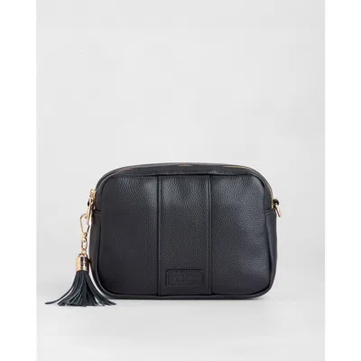 Pom Pom London City Duo Crossbody Bag In Black