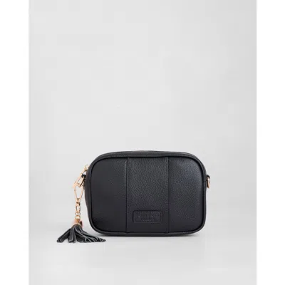 Pom Pom London City Mini Crossbody Bag In Black