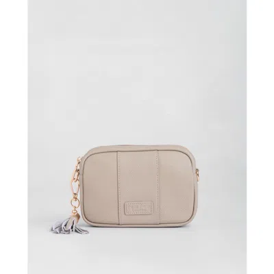Pom Pom London City Mini Crossbody Bag In Blue
