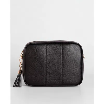 Pom Pom London City Plus Crossbody Bag In Black