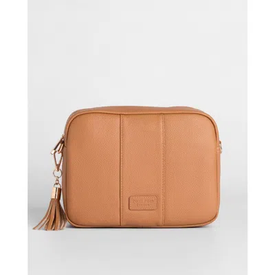 Pom Pom London City Plus Crossbody Bag In Orange