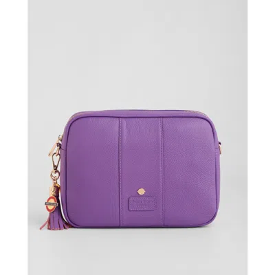 Pom Pom London City Plus Crossbody Bag In Purple