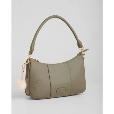 Pom Pom London Edgware Crossbody Bag In Green