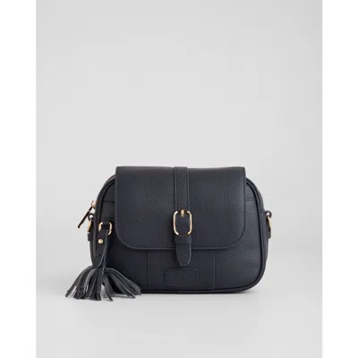 Pom Pom London Finsbury Crossbody Bag In Blue