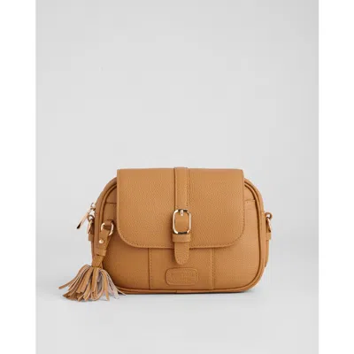 Pom Pom London Finsbury Crossbody Bag In Brown