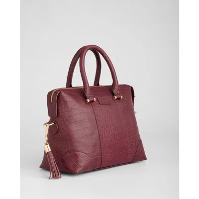 Pom Pom London Greenwich Bag In Red