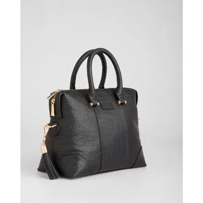 Pom Pom London Greenwich Bag In Black