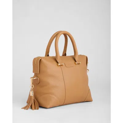 Pom Pom London Greenwich Bag In Brown