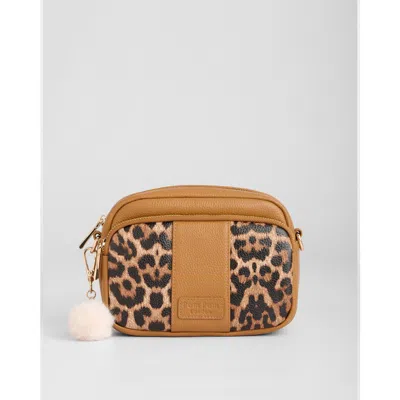 Pom Pom London Original Crossbody Bag In Animal Print
