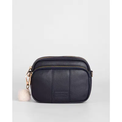 Pom Pom London Original Crossbody Bag In Blue