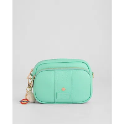Pom Pom London Original Crossbody Bag In Green