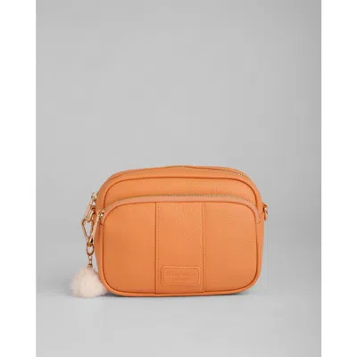 Pom Pom London Original Crossbody Bag In Orange