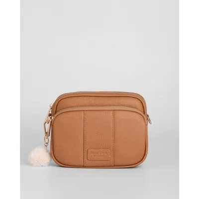 Pom Pom London Original Crossbody Bag In Orange