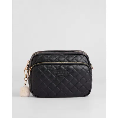 Pom Pom London Original Plus Crossbody Bag In Black