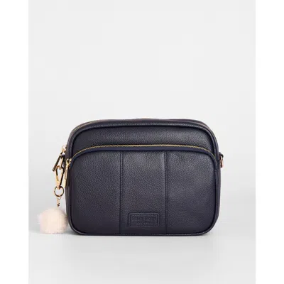 Pom Pom London Original Plus Crossbody Bag In Blue