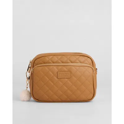 Pom Pom London Original Plus Crossbody Bag In Brown