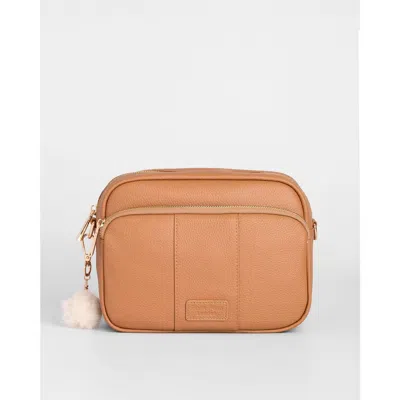 Pom Pom London Original Plus Crossbody Bag In Brown