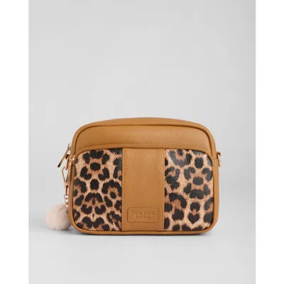 Pom Pom London Original Plus Crossbody Bag In Brown